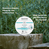 Lavera Basis Sensitiv, cuidado intensivo para pieles secas con Aloe Vera y aceite de almendras, 150 ml Naty Shop