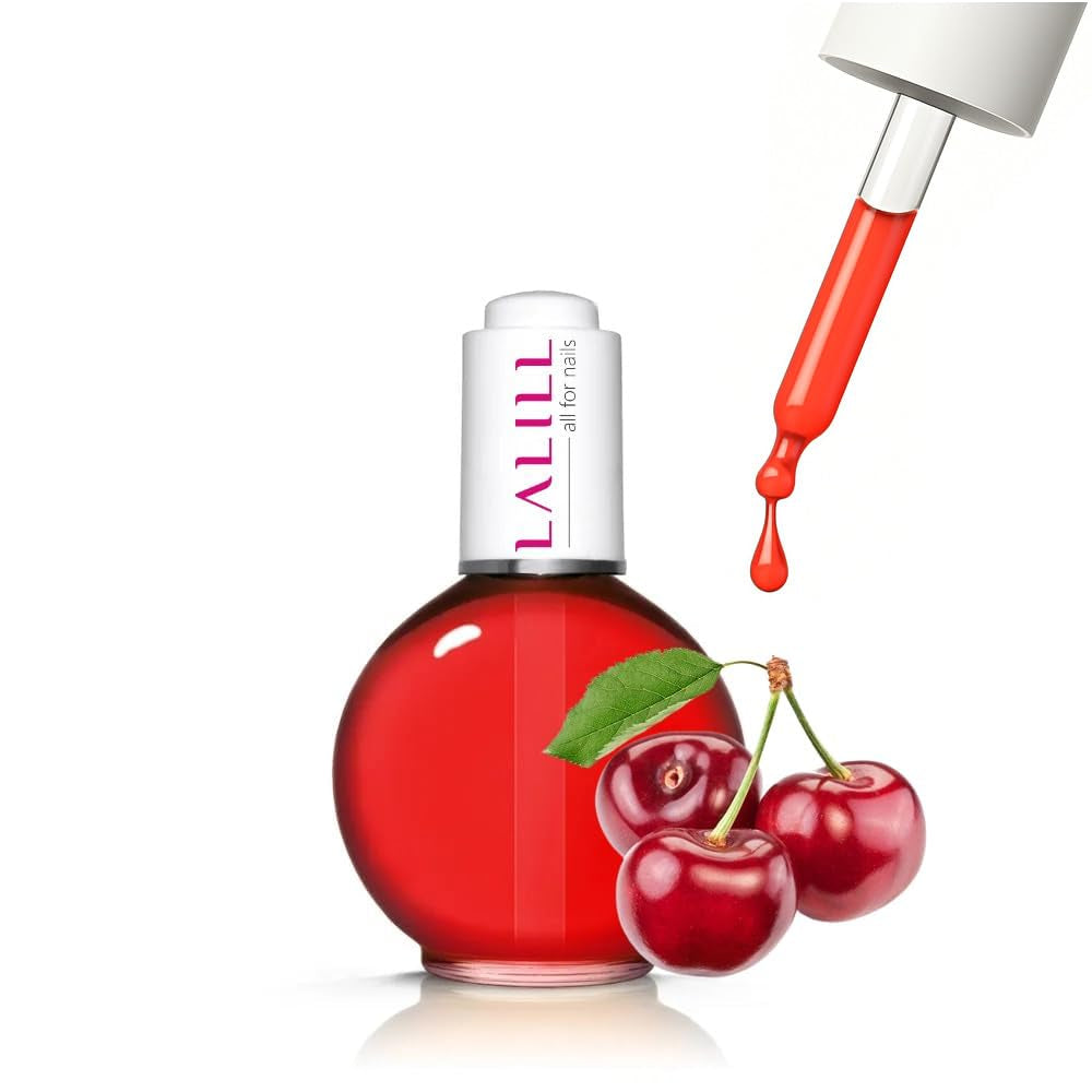 LALILL Aceite para cutículas de uñas 75Ml - Himbeere Nagelpflegeöl - Nagelöl Pflege Für Nägel Nagelhaut - SPA Maniküre Naildesign Hände - Vegano - Con pipeta