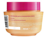 L'Oréal Paris Elvital Anti Split End Hair Mask para cabello largo y dañado, Tratamiento intensivo con aclarado, Con vitaminas vegetales y aceite de ricino, Dream length Super Build-up Mask, 1 x 300 ml Naty Shop Hair Mask
