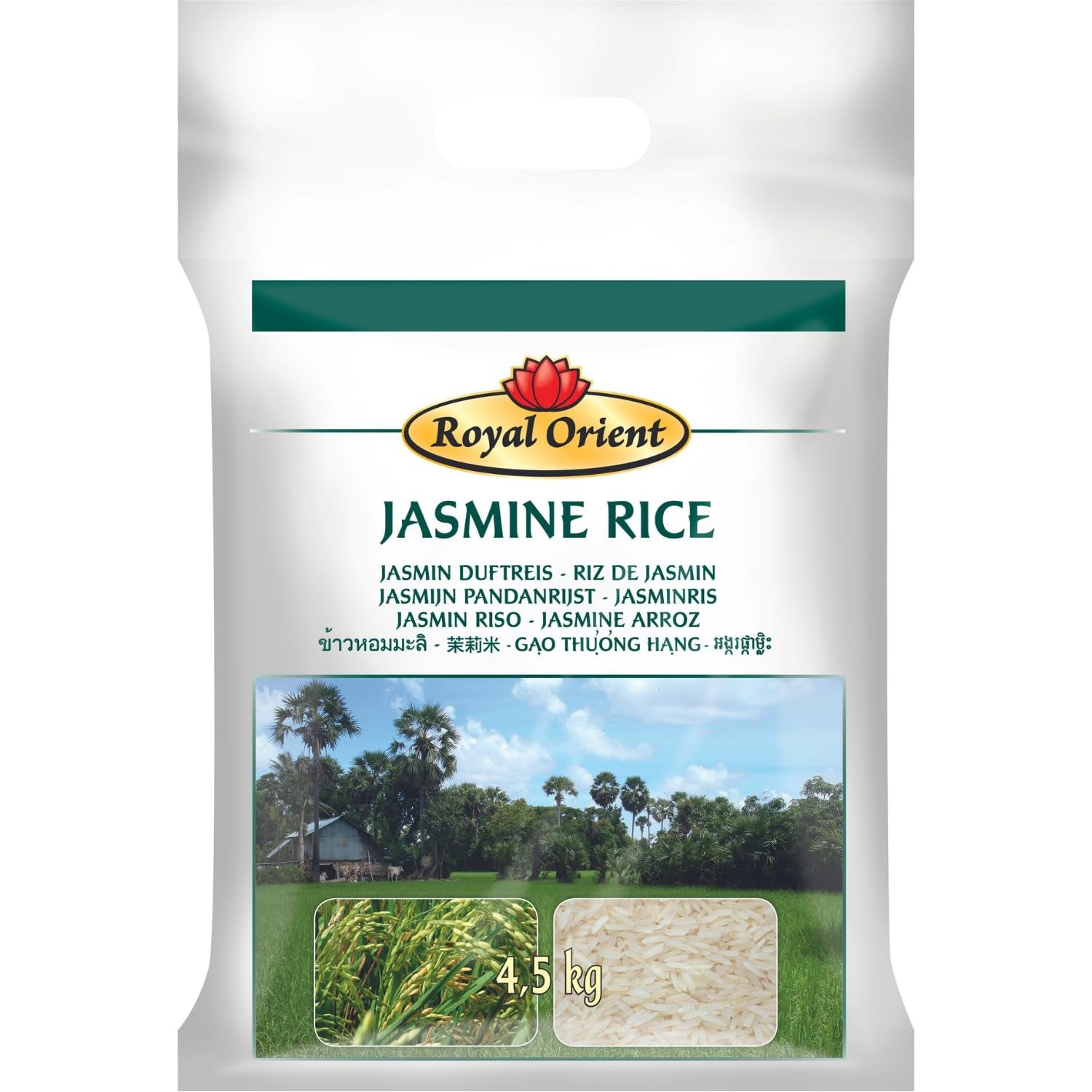Royal Orient - Arroz con jazmín - (1 x 4,5 kg)