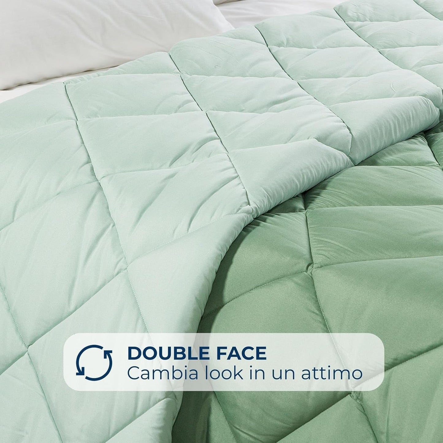 Caleffi Edredón Cama Matrimonio Invierno 260 X 265 Cm Microfibra Cama Matrimonio Invierno Suave Cómodo Acolchado Durable Lavable Hipoalergénico Edredón Made in Naty Shop Edredones y Edredones