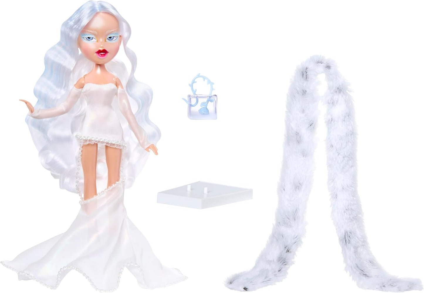 Bratz Holidayz Frosty Nightz - Muñeca Chloe (Edición de coleccionista) con trajes y accesorios reales