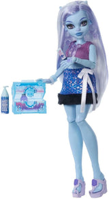 Monster High Self-Scare Secrets Abbey Bominable Juego de muñeca y accesorios con 13 sorpresas realistas como henna, dibujos y crochet JHK44