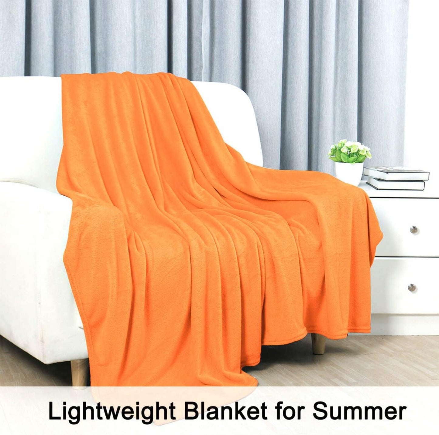 Sourcing Map Manta acogedora manta colcha Manta de lana suave y cálida como manta de sofá Manta de sofá Manta de salón y manta de peluche Manta de lana de felpa suave Naranja 150X200Cm Camas y mantas Besuche den uxcell-Store