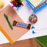 Snickers Chocolate Bar Cacahuete Caramelo Paquete de 5 barras | Merienda de fútbol | (1x5x50g)