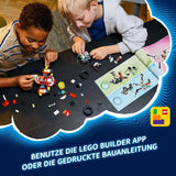 LEGO Dreamzzz Cooper's Tiger Mech y Zero'S Hot Rod Car, Coche de juguete para niños, regalo para niños y niñas de 9 años, Set de juego 2 en 1 con Mech y minifiguras 71497 Juegos de construcción Besuche den LEGO-Store