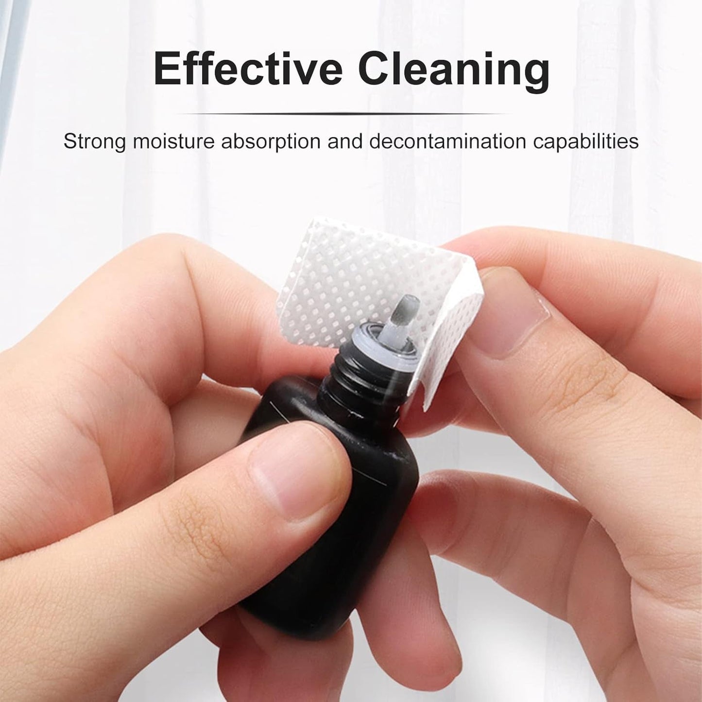 Qufiiry 300 Stück Fusselfreie Nageltücher, Toallitas para uñas sin pelusa, Fusselfrei Nagel Wattepads, Nagel Wischtücher Für Cleaner Gelnägel Nagellackentferner Wattepads Toallitas para uñas