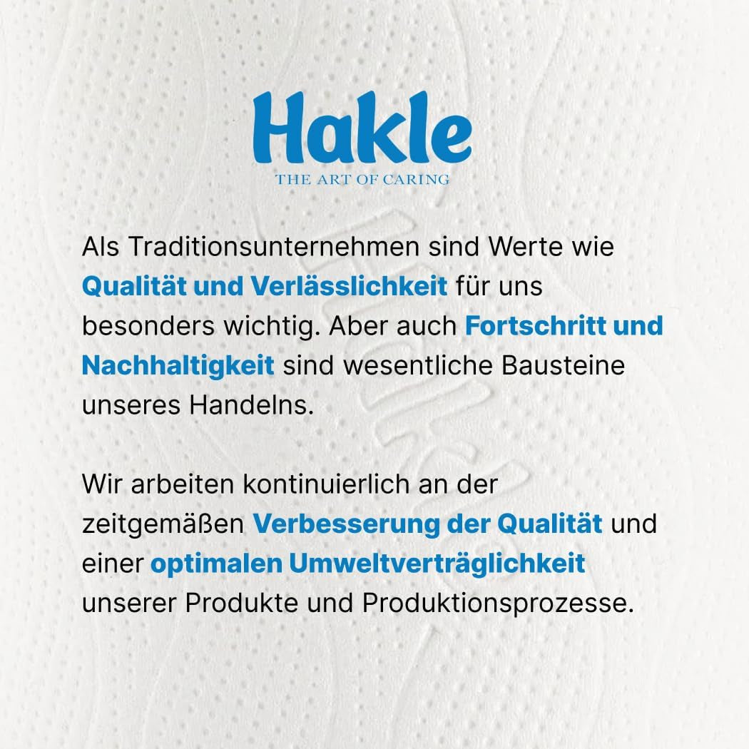 Papel higiénico Hakle Traumweich - 16 rollos, limpieza suave para el bienestar (paquete de 2)