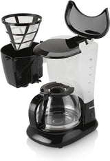 Cafetera Tristar 1,25 L - Para 10-12 tazas, También apta para camping, CM-1245, Negra