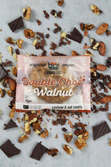 Chocolate con doble nuez - Vegano, sin gluten, sin soja, galletas de avena y anacardos orgánicos - Paquete múltiple de 12 x 50 g (paquete de 2)