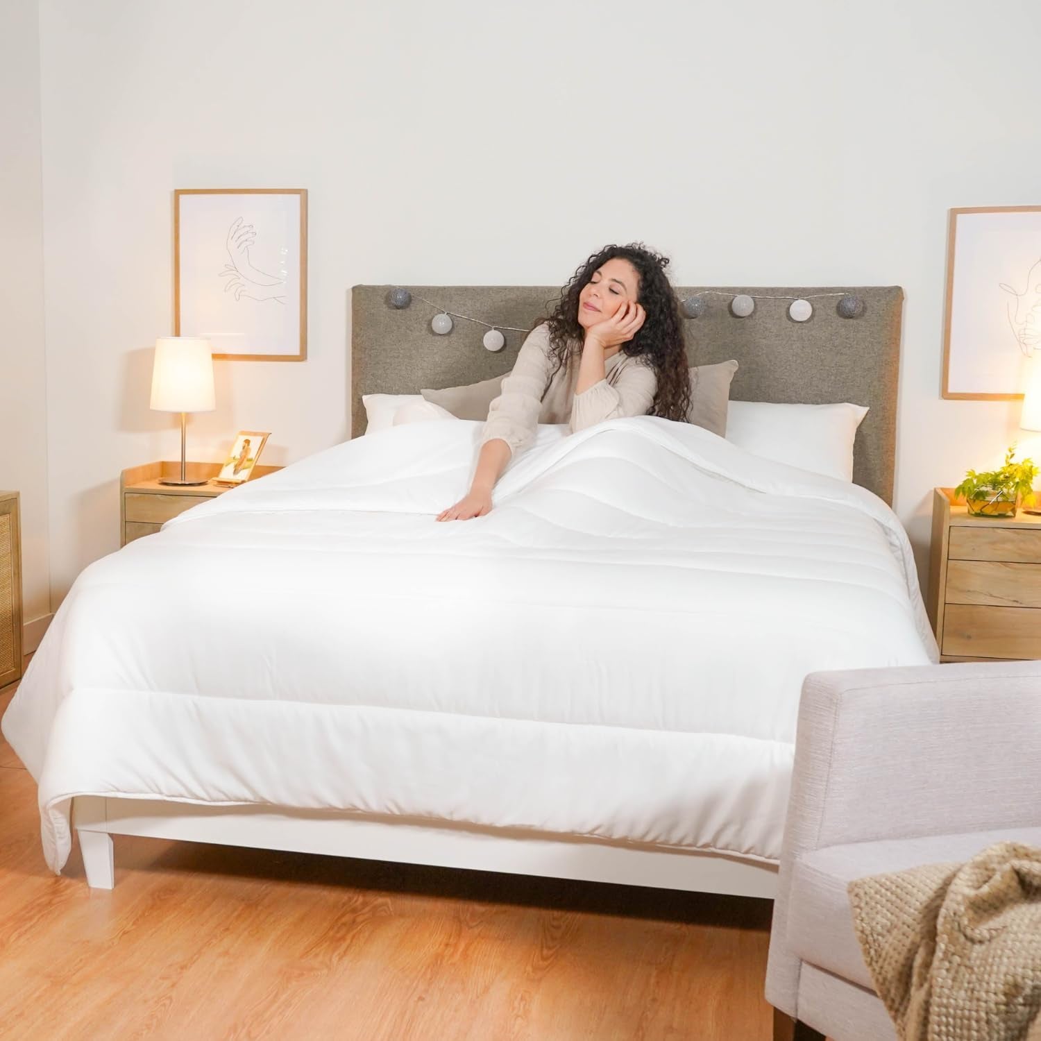 Pikolin Home - Sábana personalizable 100% algodón, transpirable, duradera y resistente Edredones y colchas Naty Shop
