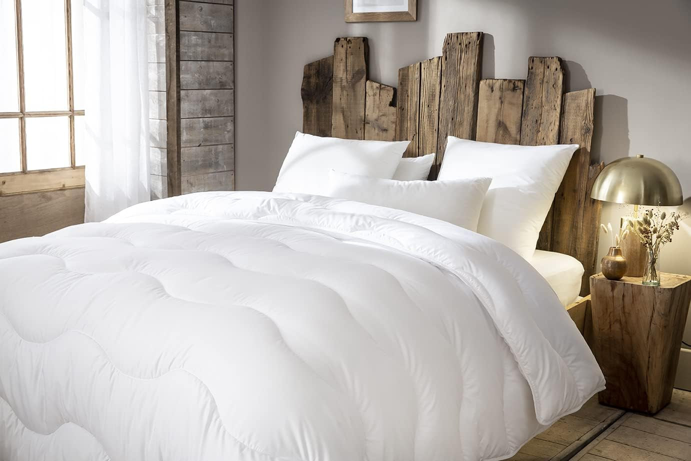 Abeil Edredón Thermofill Ultra Cálido 220X240 Cm blanco Edredones y edredones Naty Shop