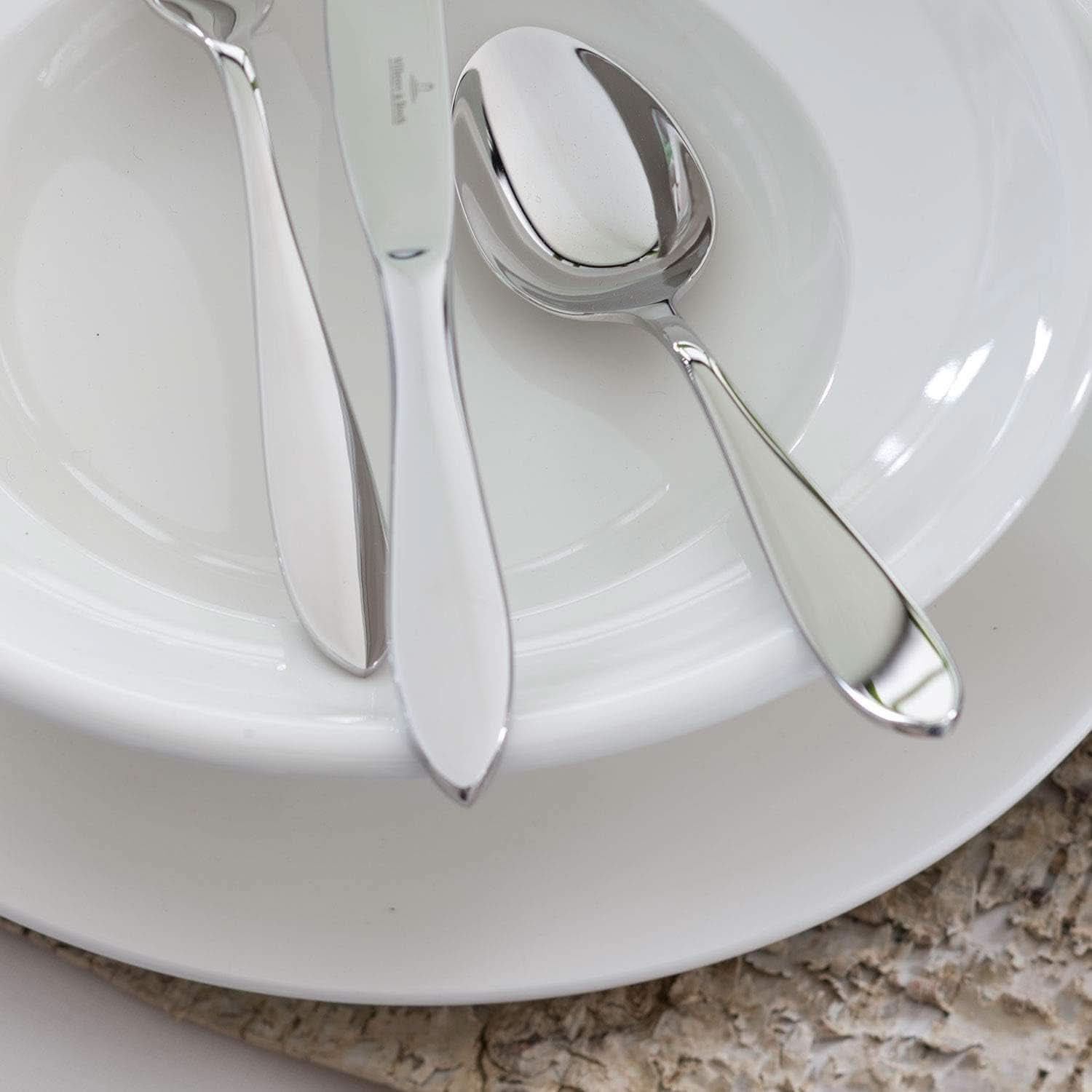 Villeroy & Boch - Cubertería Arthur 24 o 30 piezas, 6 personas Naty Shop