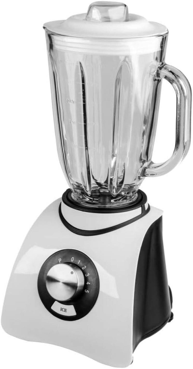 Gastroback 40898 Vital Basic, con función integrada de trituración de hielo, batidora de motor Leistungsstarker de 600 vatios, Kunststoff, 1,5 litros, Weiß Kitchen Naty Shop