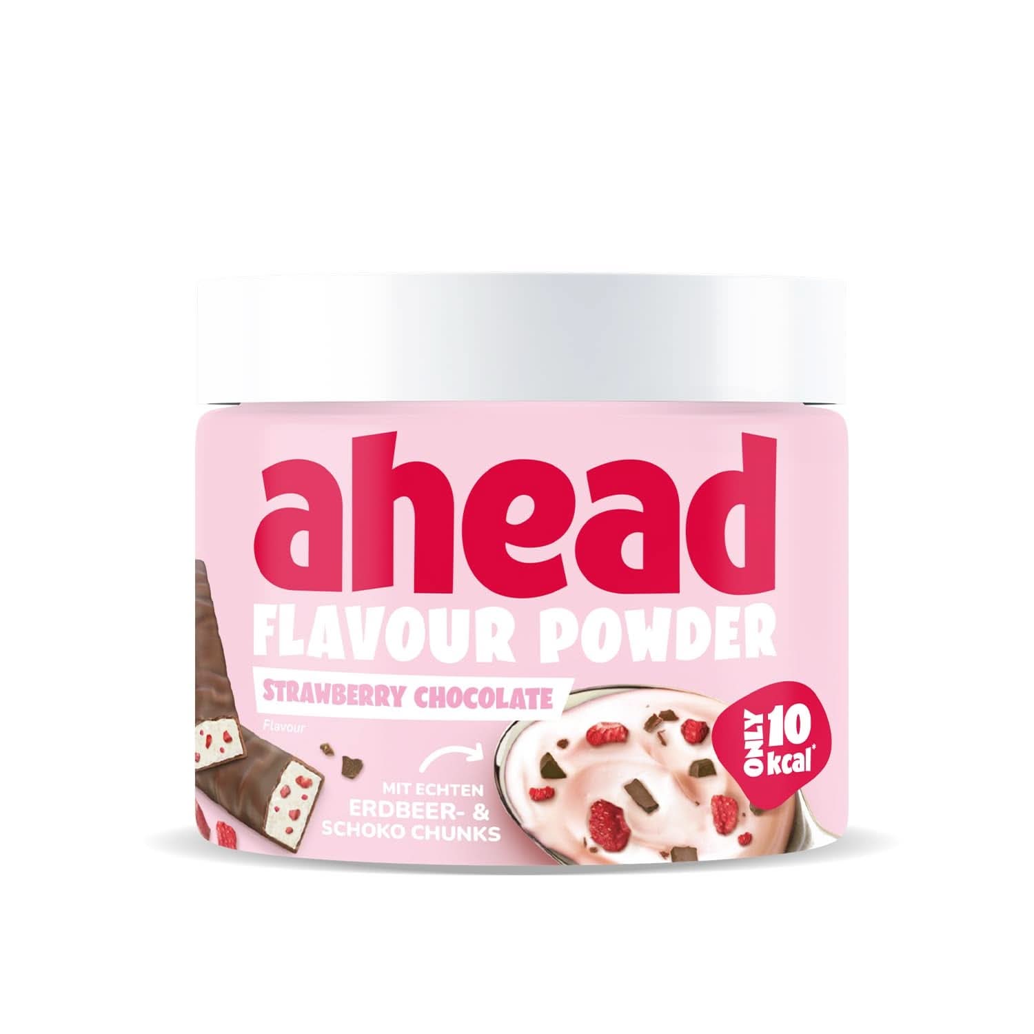 Ahead Sabor en Polvo Fresa Chocolate 250 gramos, 83 porciones Arome Naty Shop Fresa Chocolate