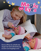 BABY Born Emma - muñeca bebé 43 cm - 10 funciones incluidos accesorios y colchón - Funciona completamente sin pilas - Apto para niños a partir de 3 años