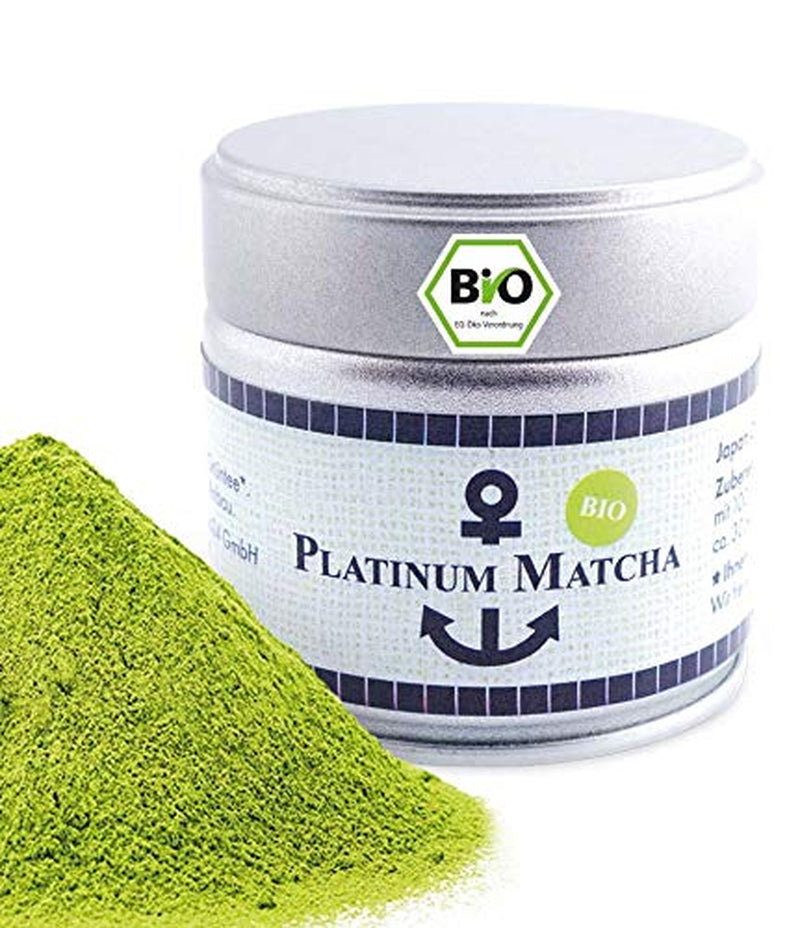 Matcha orgánico premium de Japón, grado ceremonial, sin pesticidas, polvo extrafino en caja de 30 g, sabor a té verde intenso y delicado, adecuado para café con leche, batidos, grado ceremonial
