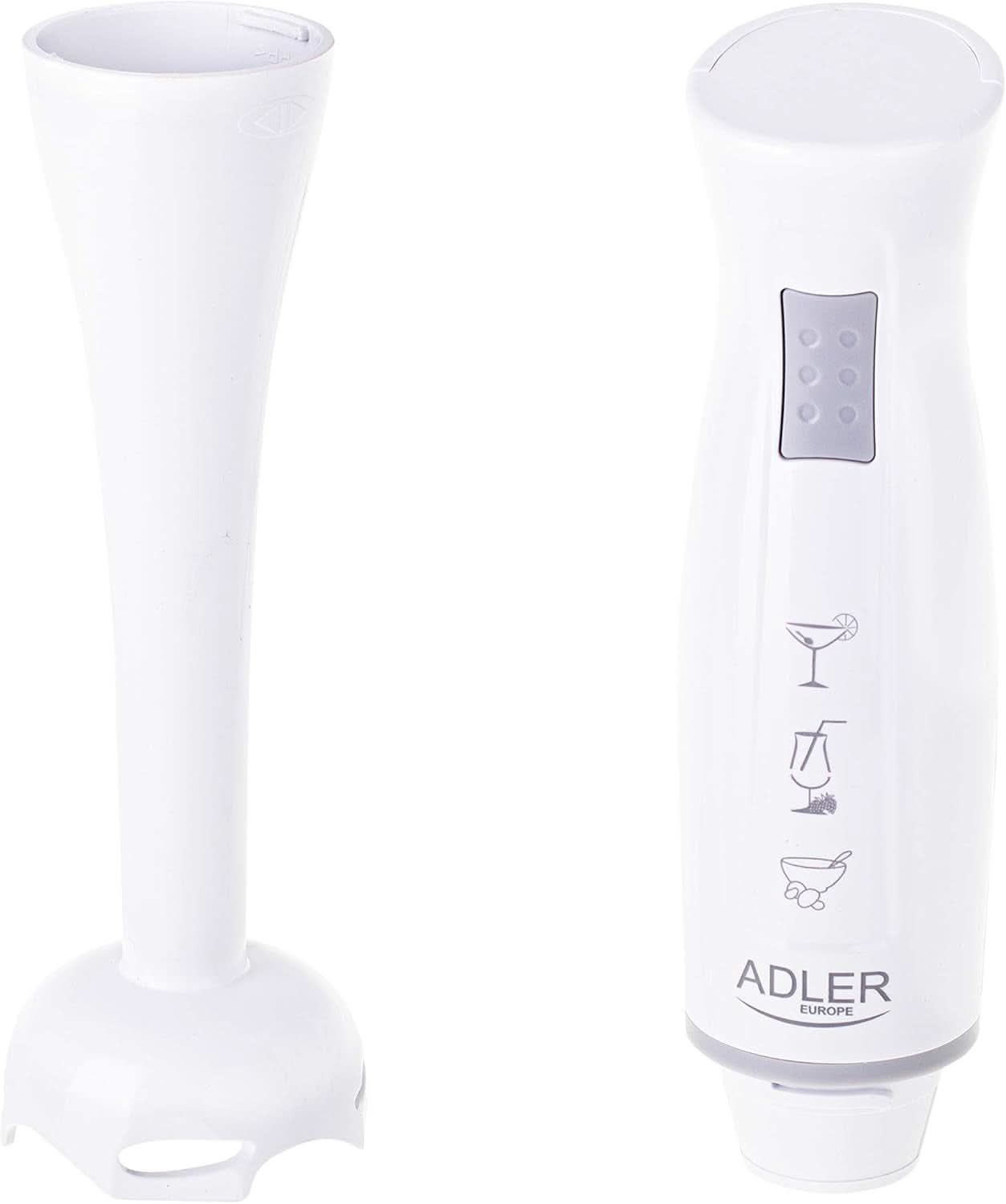 Adler AD4622 Batidora, plástico, blanco Cocina Naty Shop