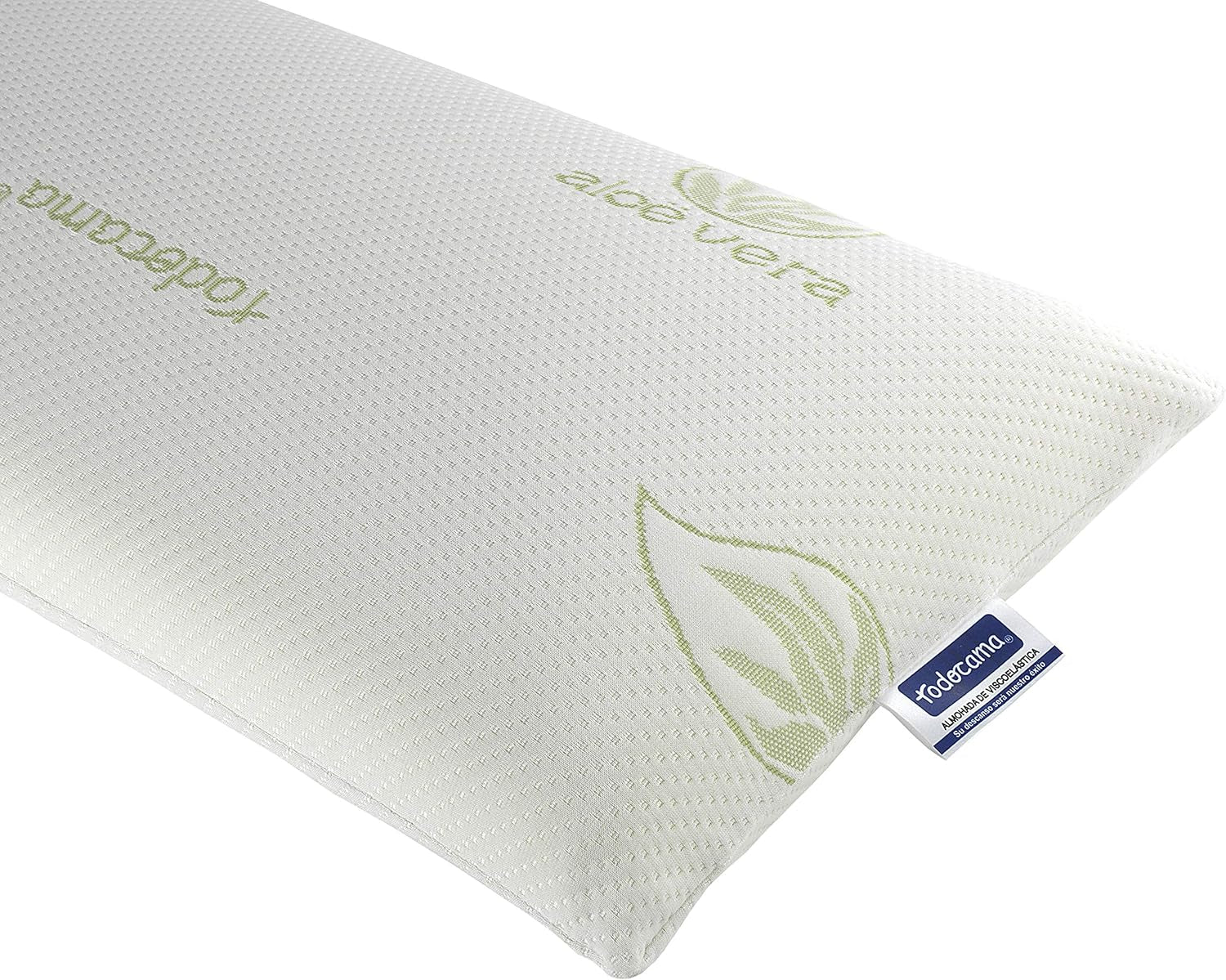 Todocama Almohada todolit viscoelástica aloe vera plus, verde, 2 piezas, 75 cm Naty Shop almohadas estándar