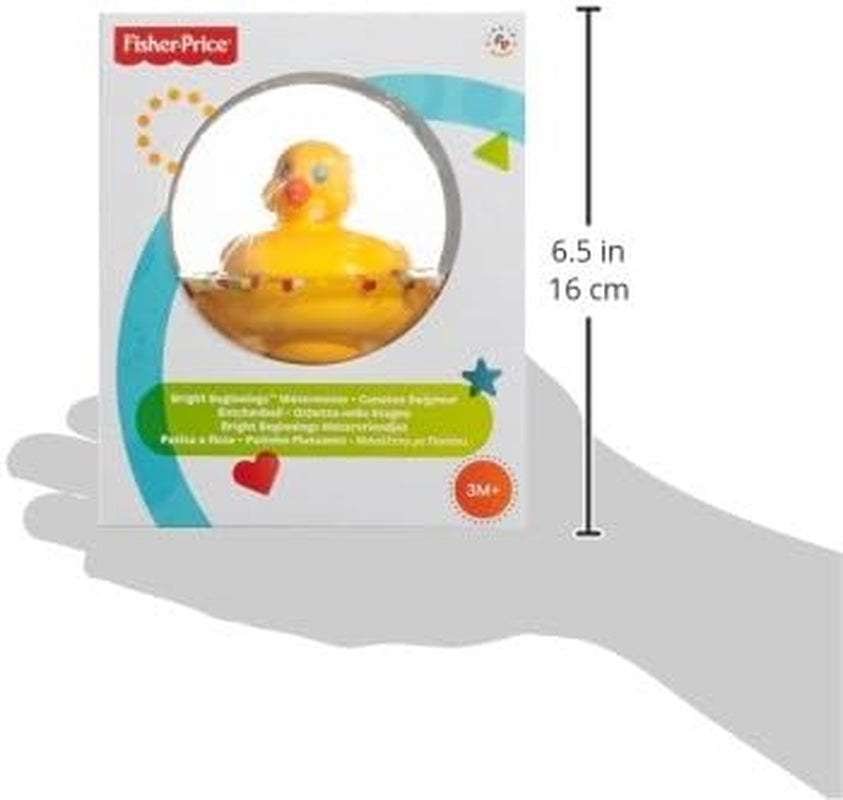Fisher-Price WaterMates Ducky Ball, Divertido Pato en Bola de Confeti, Juguete Bebé, Pelota de Juego, Juguete para el Baño, A Partir de 3 Meses, 75676 Juguetes Bebé Naty Shop