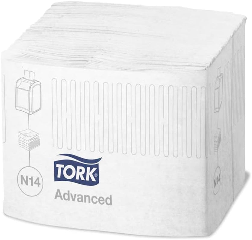 Servilletas dispensadoras Tork Xpressnap Fit - 15830 - Servilletas reutilizables con dispensador de servilletas avanzado N14 - 2 capas, blanco - 720 unidades, medianas
