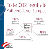 Helmut Sachers Kaffee - Mezcla Vienesa, Fuerza 3/5, 100% Arábica, Café En Grano Entero, 6 X 500G Naty Shop