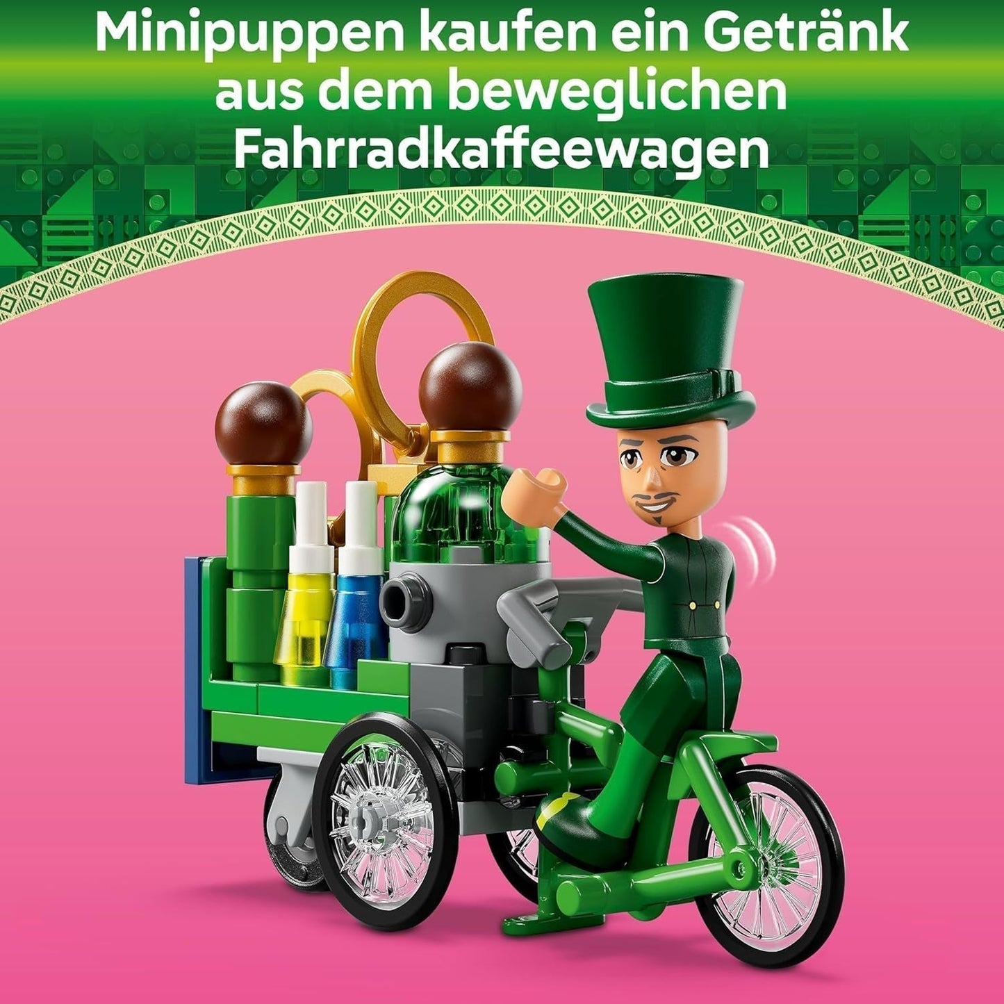 Torre de juguete LEGO Wicked Bienvenidos a Emerald City, minimuñecas de Glinda y Elphaba, regalo para cinéfilos y niñas y niños a partir de 9 años amantes de las casas de muñecas 75684 Juegos de construcción Besuche den LEGO-Store