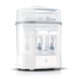 Chicco Esterilizador Modular con Función de Secado, Esterilizador de Biberones, Mordedor y Chupete con Auto-Stop, Apto para Microondas, Apto para esterilizar hasta 6 biberones de 330ml