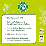 Lebensbaum Darjeeling Té verde de hoja entera, té orgánico, té verde con sabor a flor fresca, color verde claro, 1000 g