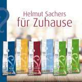 Helmut Sachers Kaffee - Wiener Mischung, Wiener Melange Kaffee aus erstklassigen Hochland Arábica Bohnen, nachhaltig geröstet in Österreich - ganze Kaffeebohnen, 500g