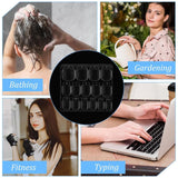 15 Hojas/450 Piezas Almohadillas Adhesivas para Uñas, 15 Tamaños de Almohadillas Adhesivas para Uñas Transparentes, Gel de Gelatina de Doble Cara, Adhesivo para Uñas, Presione sobre las Uñas, Almohadillas Adhesivas para Accesorios de Decoración de Manicura DIY
