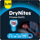 HUGGIES Pañales de noche Drynites, para niños 4-7 años (17-30 kg), 30 piezas Naty Shop 30 piezas 3 - 5 años (16 - 23 Kg)