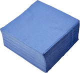 SER4230239 Servilleta 40 X 40, 2 capas, pliegue 1/4, 100 servilletas, 2 capas, borde liso, azul