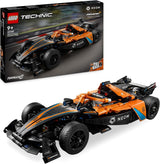 LEGO Technic Coche de carreras NEOM Mclaren Fórmula E, Coche de carreras de juguete para niños y niñas de 9 años, Kit de modelo de coche, Decoración de habitación infantil, Idea de regalo de cumpleaños 42169 Juegos de construcción Besuche den LEGO-Store Single