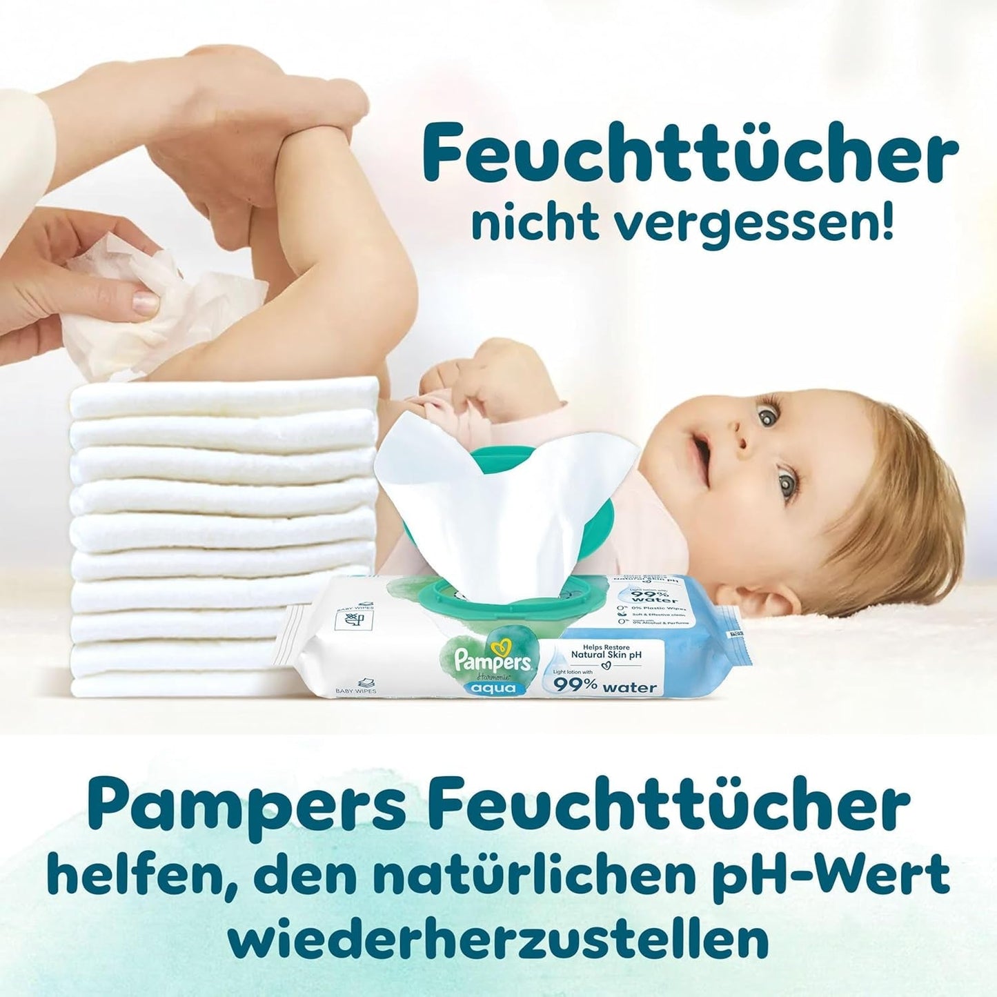 Pañales Pampers Harmony talla 4, 174 pañales, 9 kg-14 kg, protección suave para la piel con 100% protección Pampers