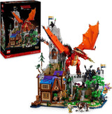 LEGO Ideas Dragones y Mazmorras: La Saga del Dragón Rojo, Set de construcción para adultos, Ideas de regalos de Dragones y Mazmorras para fanáticos, Set de construcción de fantasía, Actividad creativa 21348 Juegos de construcción Besuche den LEGO-Store Default title