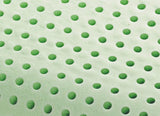 Almohada Ortopédica de Cervical - Aloe Orgánico - Almohada Viscoelástica de Aloe Vera Altura 14cm Funda 100% Algodón Almohada Visco - Almohada Viscoelástica - Made in Italy Naty Shop Almohadas Estándar