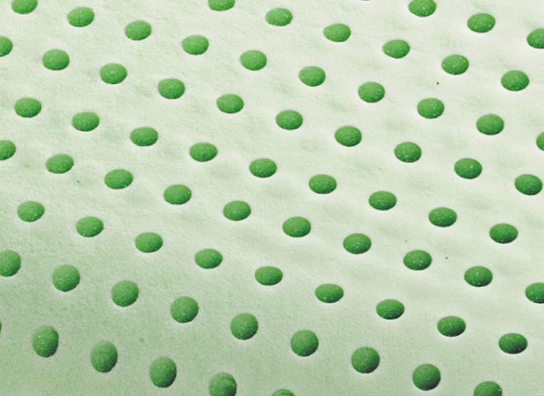 Almohada Ortopédica de Cervical - Aloe Orgánico - Almohada Viscoelástica de Aloe Vera Altura 14cm Funda 100% Algodón Almohada Visco - Almohada Viscoelástica - Made in Italy Naty Shop Almohadas Estándar