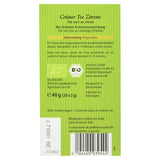 Té verde ecológico con limón, 20 bolsitas, 40 g