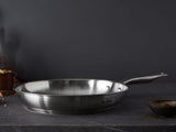 Sartén TEFAL VIRTUOSO 28 cm, Sartén Acero Inoxidable, Inducción Ollas y Sartenes Naty Shop