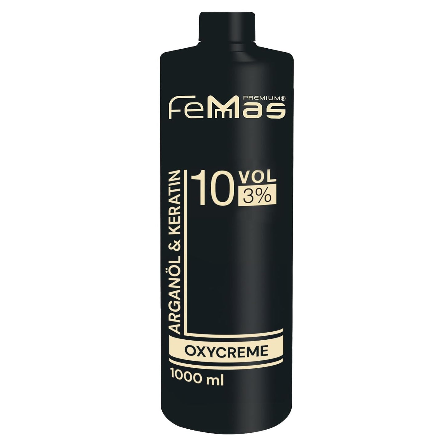 FemMas Oxycreme al 6% 1000 ml I Oxidante para coloración y teñido del cabello I Fácil aplicación y fijación óptima I Revelador para resultados uniformes con calidad de salón I Revelador colorante Tinte Naty Shop 3 1 litro (1 paquete)