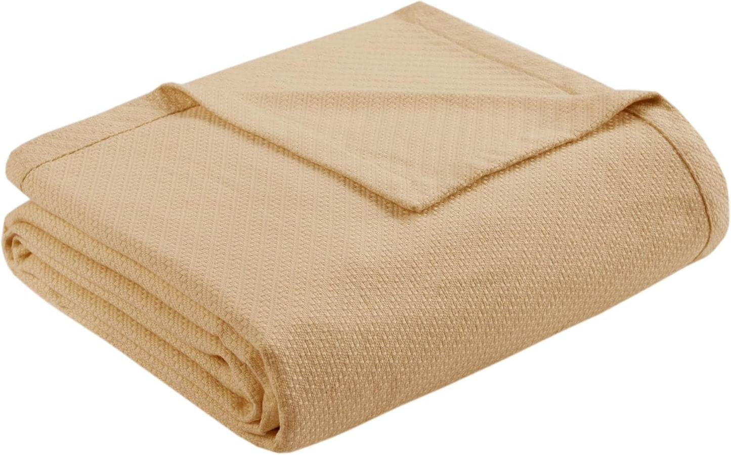 Madison Park Manta de algodón líquido de lujo, 100% algodón hilado en anillo, suave y cómoda de alta calidad, para cama, sofá o sofá, edredones y edredones Full/Queen Naty Shop Linens Twin