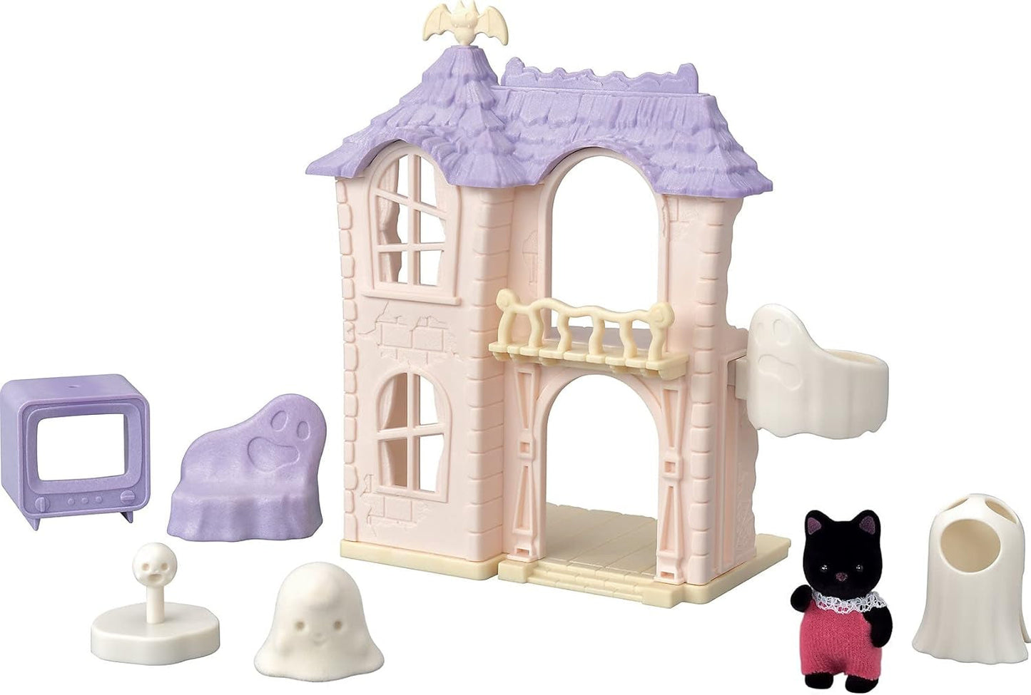 Sylvanian Families 5542 Spooky Haunted House - Juego de casa de muñecas Casas de muñecas Naty Shop Single