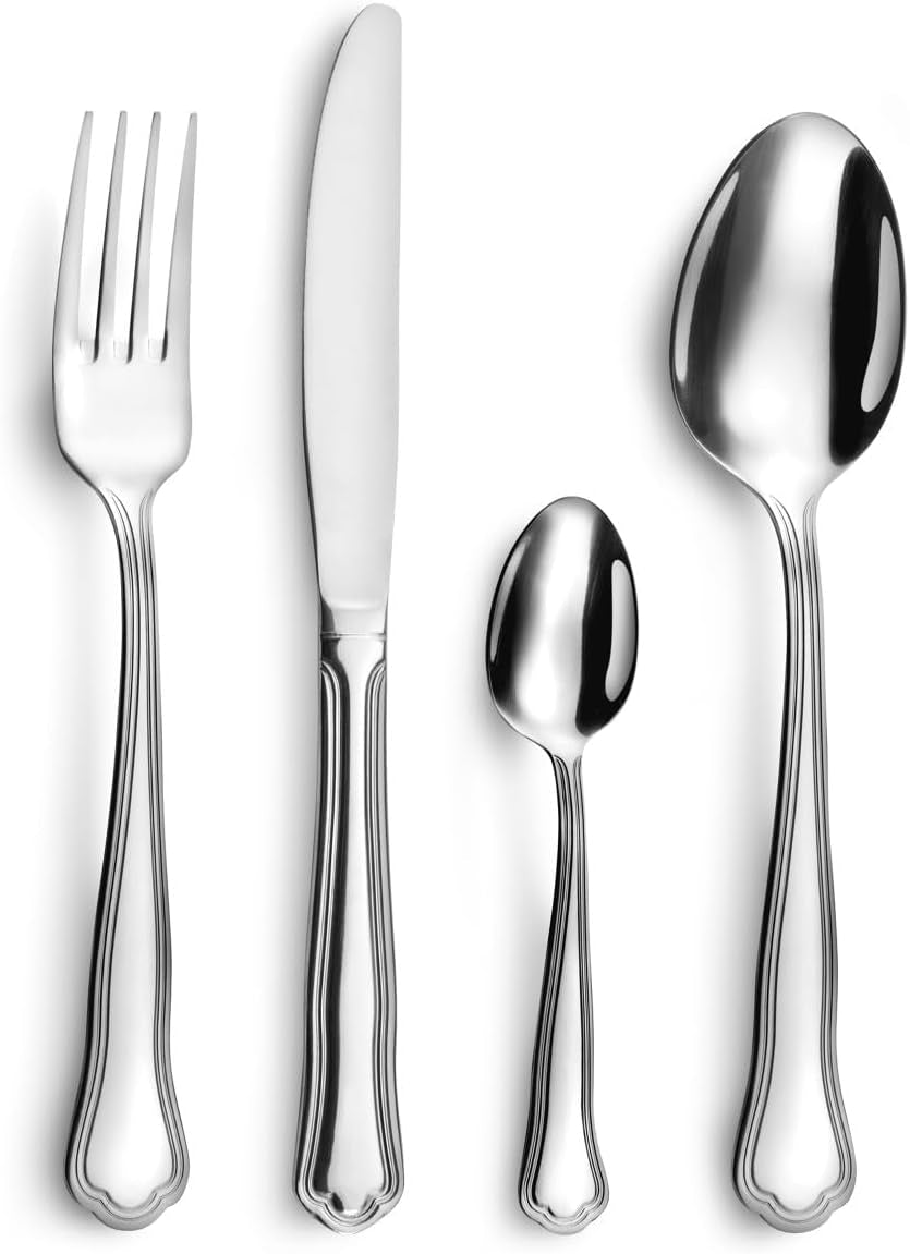 Cubiertos Amefa CONTOUR URFE, 6 personas, acero inoxidable pulido, 24 piezas Cocina Naty Shop