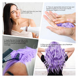 Tinte para el cabello morado de 4.23 oz, color de cabello temporal con pinceles, cera para el tono del cabello para hombres y mujeres, crema para el cabello instantánea, pomada de peinado natural, DIY Cosplay, cera para el cabello de Halloween, tinte para el cabello Naty Shop
