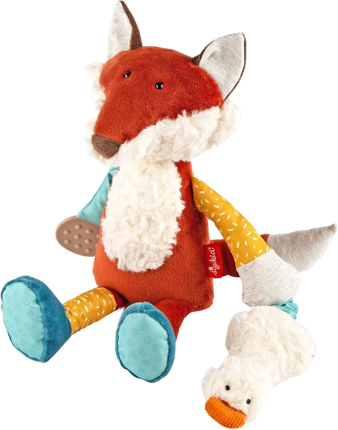 SIGIKID 40104 Pez activo Baby Activity PlayQ Juguete para niños niñas y niños recomendado a partir de 3 meses multicolor Bebe Toys Naty Shop Azul/Amarillo/Rojo/Rojo