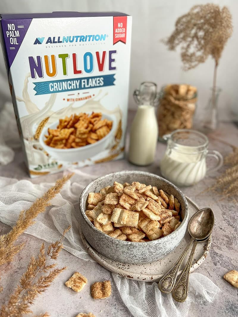 Allnutrition Nutlove Copos Crujientes con Canela 300G Cereales Naty Shop