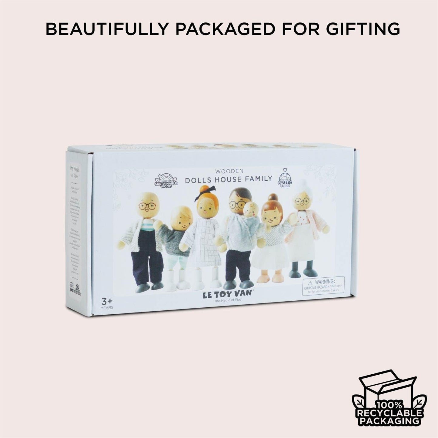 – Juego de casa de muñecas de madera My Doll Family | Daisylane Juegos de accesorios para casa de muñecas para niñas - Adecuado para mayores de 3 años P053