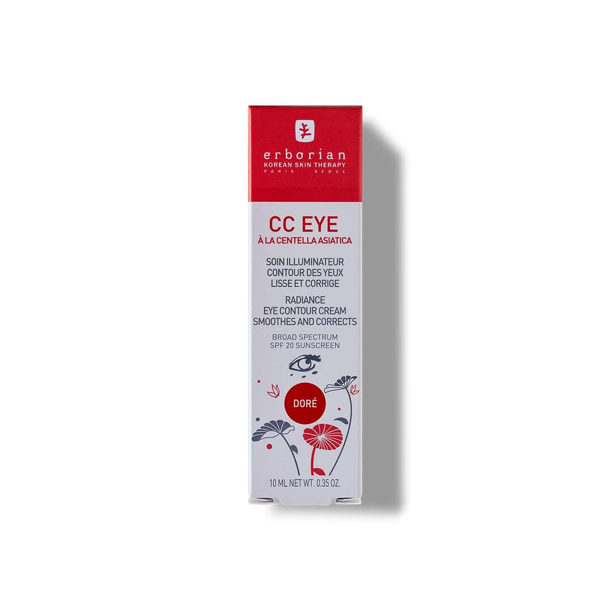 Erborian - CC Eye Cream Gold con Centella Asiática - Corrector de contorno de ojos Cosmética y Belleza Naty Shop