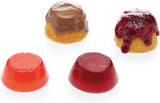 Kitchencraft Mini moldes para pudín de aluminio anodizado, 7,5 cm, juego de 4 moldes y bandejas para hornear plateados Naty Shop